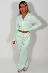 corset hoodie and joggers tracksuit co ord set for womens styledup