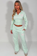 corset hoodie and joggers tracksuit co rod set for womens styledup