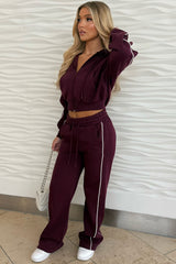 womens hoodie and joggers two piece loungewear co ord set styledup fashion airport outfit 