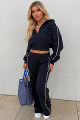 womens hoodie and joggers two piece loungewear co ord set styledup fashion airport outfit 