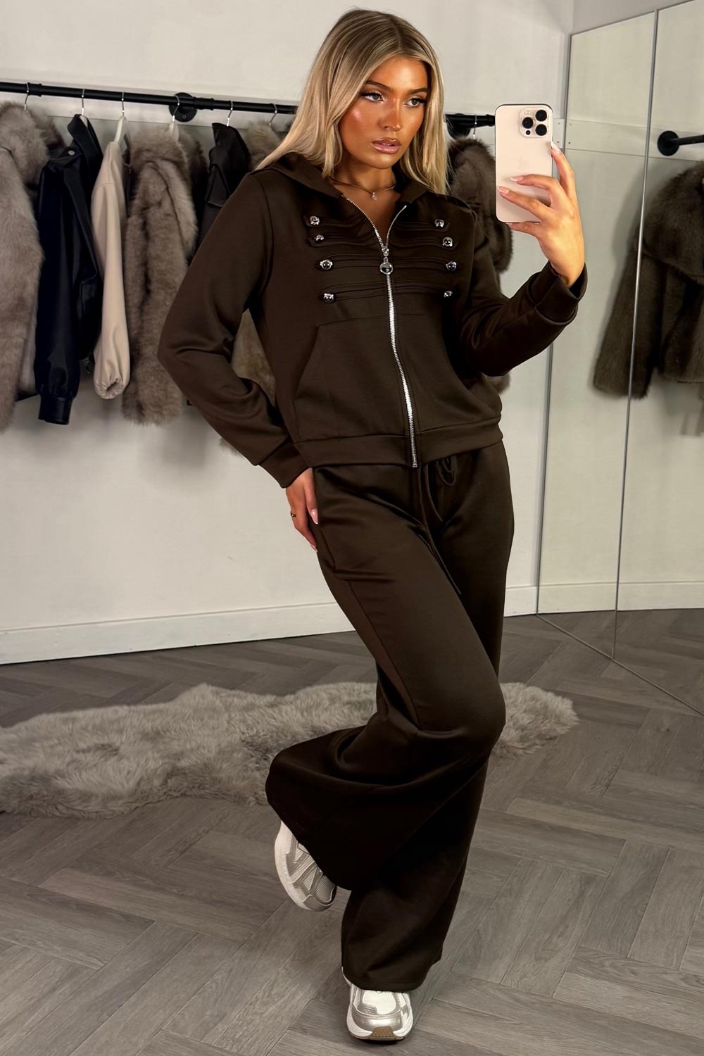 womens hoodie and joggers tracksuit co ord set styledup uk
