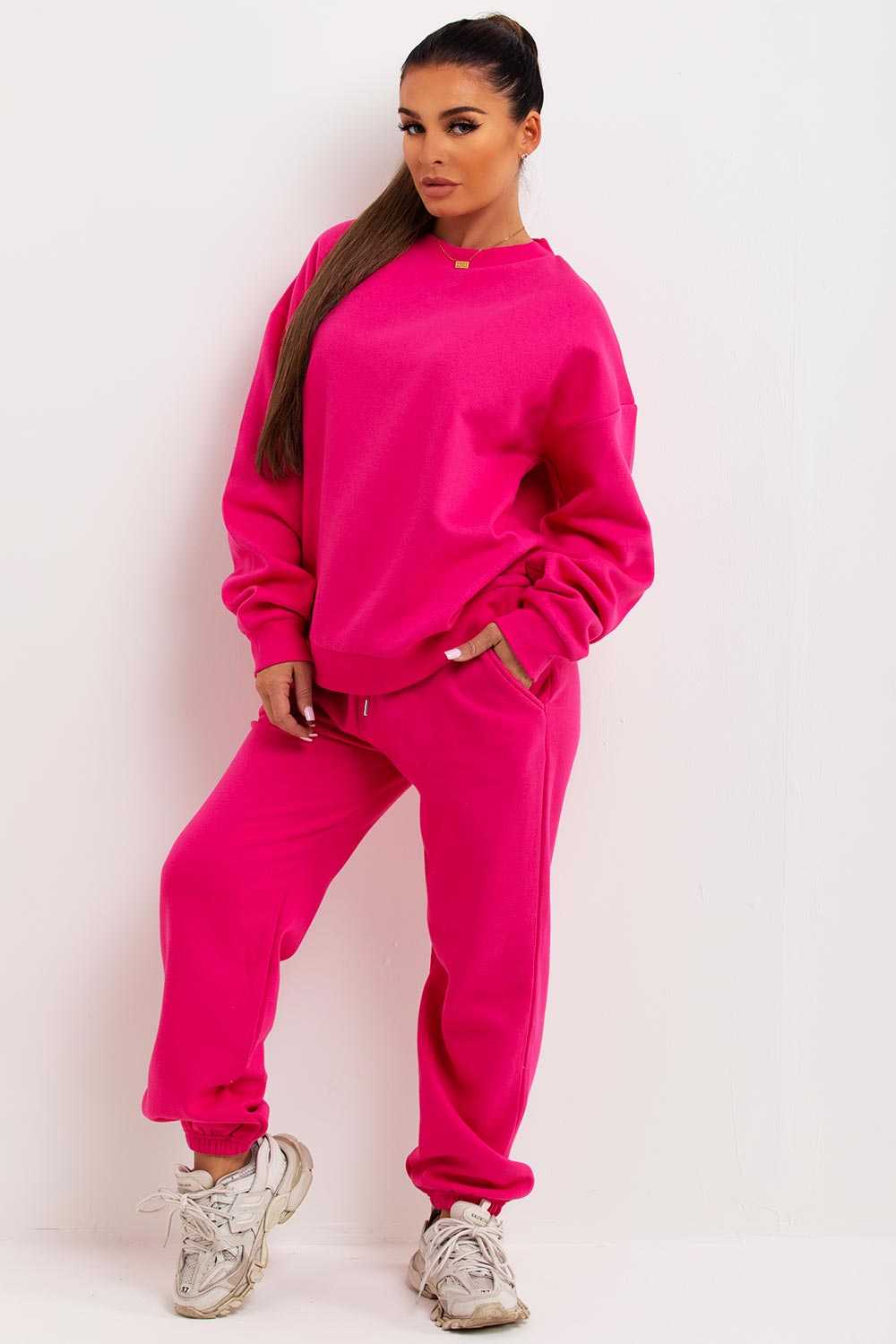 Pink sweatshirt and joggers Clearance