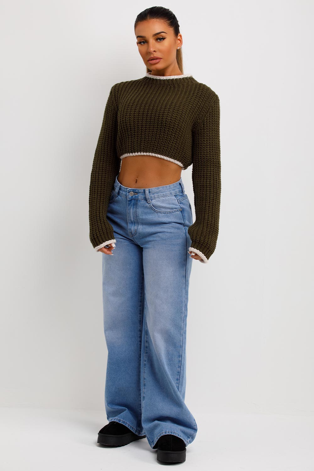 Cheap cropped store jumper