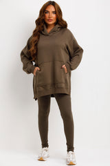 hoodie and leggings set womens