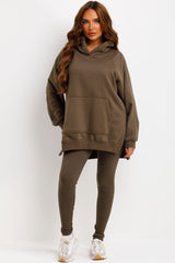 hoodie and leggings set matching loungewear co ord