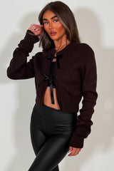 womens christmas party knitted cardigan print 