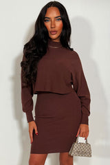 knitted dress with long sleeves christmas party outfit styledup