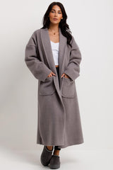 womens waterfall oversized longline coat
