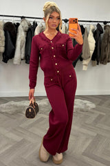 womens knitted jumper top and trousers two piece set going out occasion outfit styledup uk