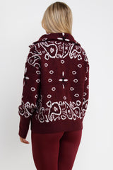 womens knitted long sleeve double zip jumper sisters and seekers styledup uk