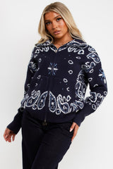 womens knitted long sleeve double zip jumper sisters and seekers styledup uk