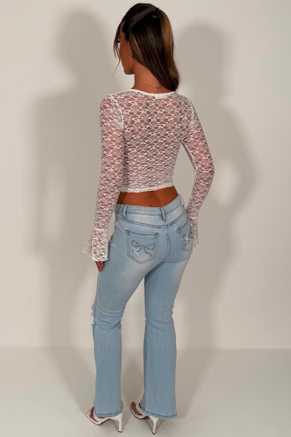 lace long sleeve corset top night out date night occasion festival outfit styledup 