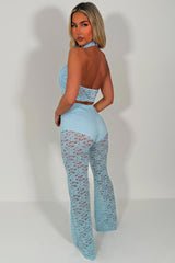 high waist lace trousers festival outfit styledup fashion 