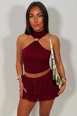 lace top and skirt co ord festival summer holiday outfit styledup uk