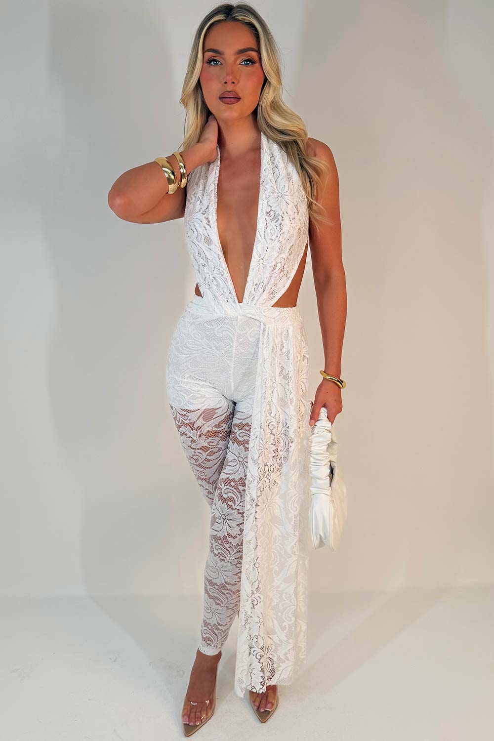 lace jumpsuit for weddings occasions ladies day races styledup uk