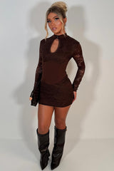 mini dress with long sleeves for date night birthday party night outs styledup uk