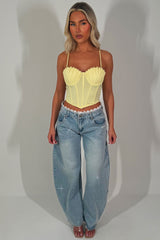lace trim wide leg diamante jeans for womens zara uk sale 