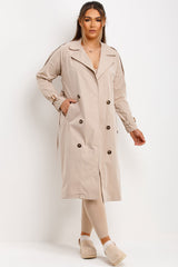 womens trench coat with waist belt