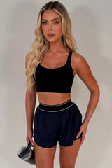 gym shorts with boxer style waistband styledup uk