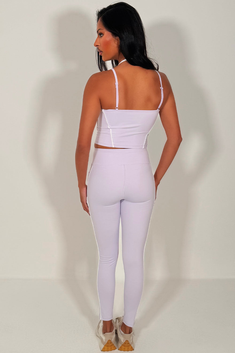 womens high waist legging and double up top matching two piece set alo yoga styledup uk sale
