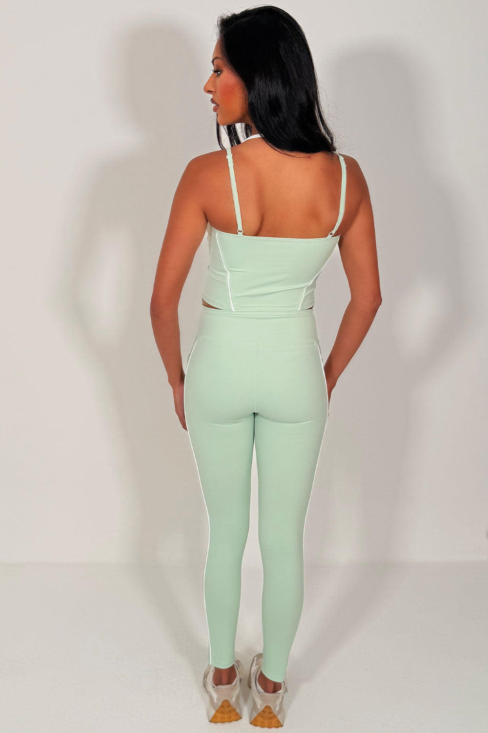 alo yoga high waist leggings and double up bra top two piece matching set on sale uk styledup sale