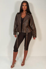 faux leather jacket for womens styledup uk