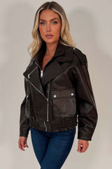 zara womens bomber jacket brown styledup uk