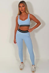 airbrush high waist heart throb legging and bra two piece matching set alo yoga uk styledup fashion