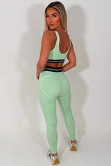 womens alo yoga bra and leggings two piece matching set styledup 