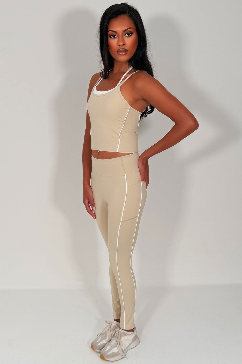 airbrush high waist legging and double up top two piece matching set alo yoga uk styledup fashion sale