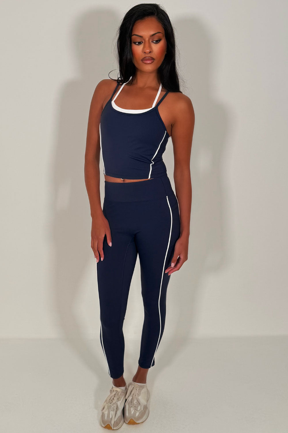 airbrush high waist legging and double up top two piece matching set alo yoga uk styledup fashion sale