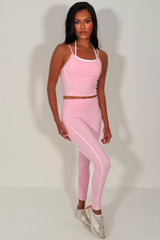airbrush high waist legging and double up top two piece matching set alo yoga uk styledup fashion sale