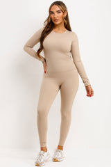 sculpt body contour leggings and top two piece co ord set styledup