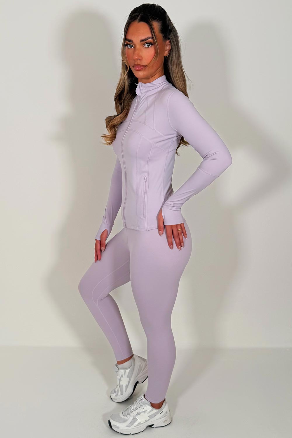 womens lululemon jacket and leggings co ord activewear for gym yoga pilates styledup uk