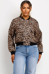 leopard print bomber jacket styledup fashion