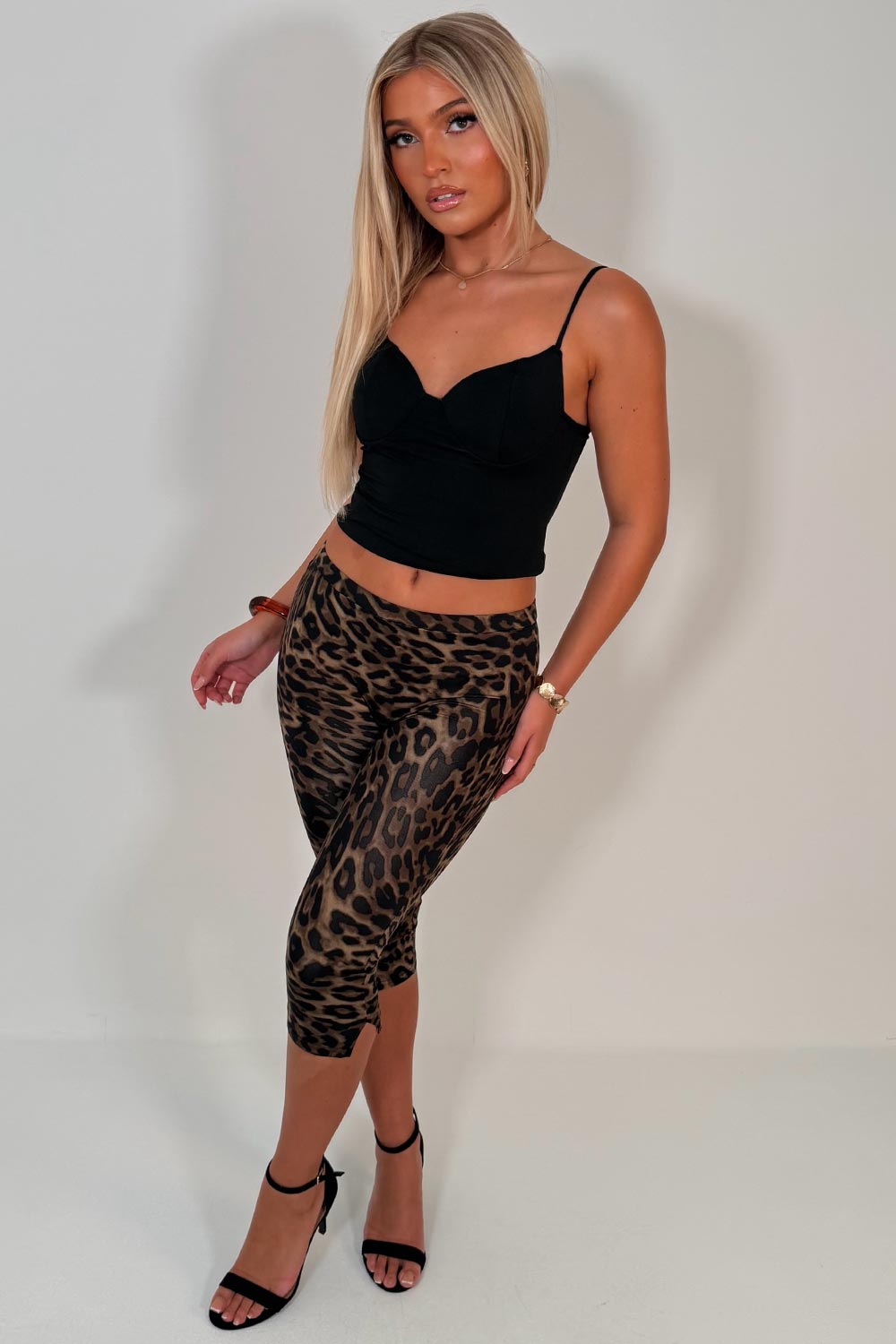 high waist capri pants premium quality styledup uk