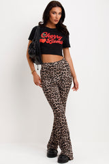 leopard print trouser womens festival clothes