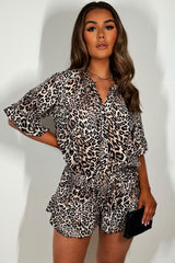 leopard print playsuit summer holiday outfit