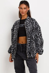 leopard print jacket zara womens