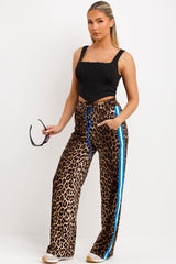 leopard print trousers womens festival summer holiday clothes styledup fashion