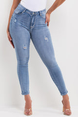 high rise skinny jeans womens uk