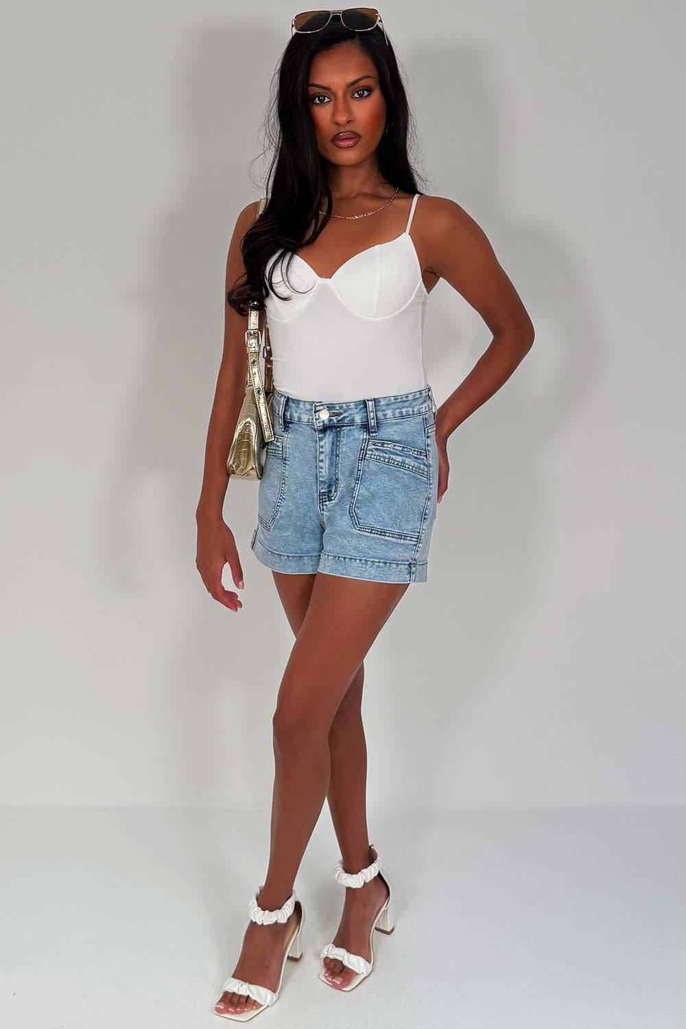 summer holiday denim shorts for womens styledup zara uk