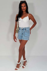 summer holiday denim shorts for womens styledup zara uk