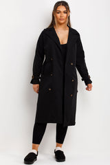 womens trench coat with tie waist