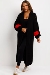 womens knitted cardigan long oversized