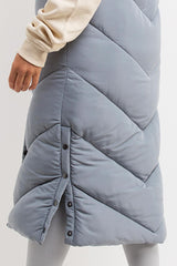 womens puffer padded gilet sleeveless jacket