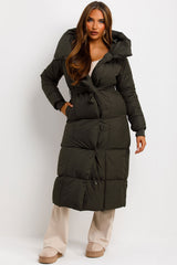 womens long puffer coat for winter styledup