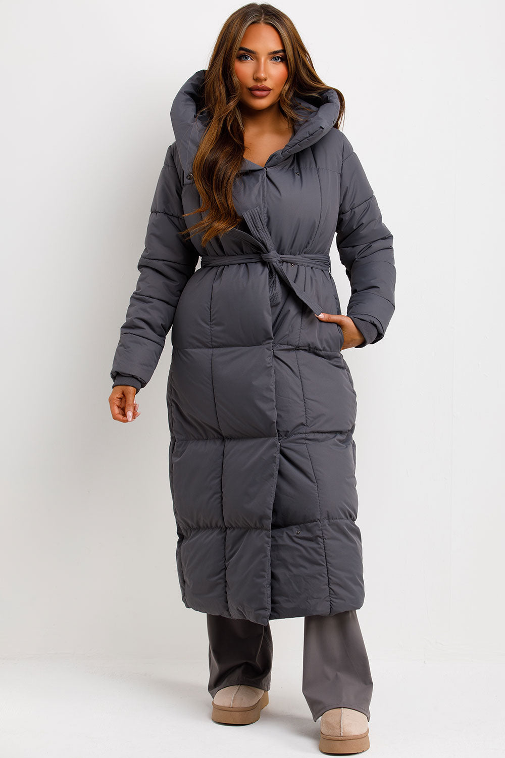 womens long puffer coat for winter styledup