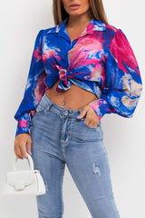womens oversized shirt blouse multicolour