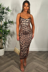 animal print maxi dress zara womens